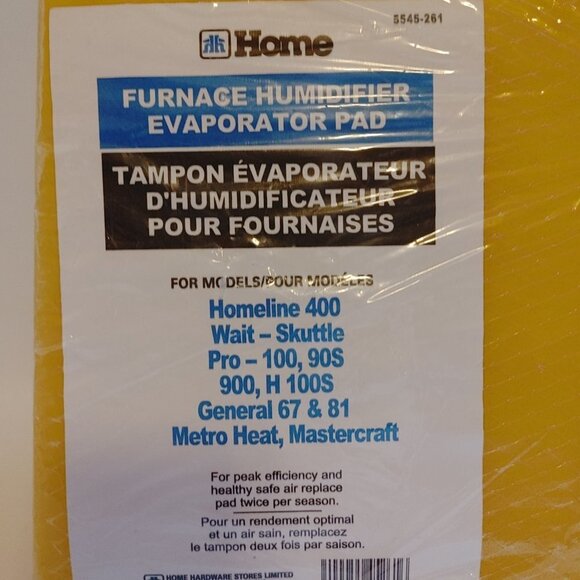 FURNACE HUMIDIFIER EVAPORATOR PAD BNIP - Picture 2 of 3